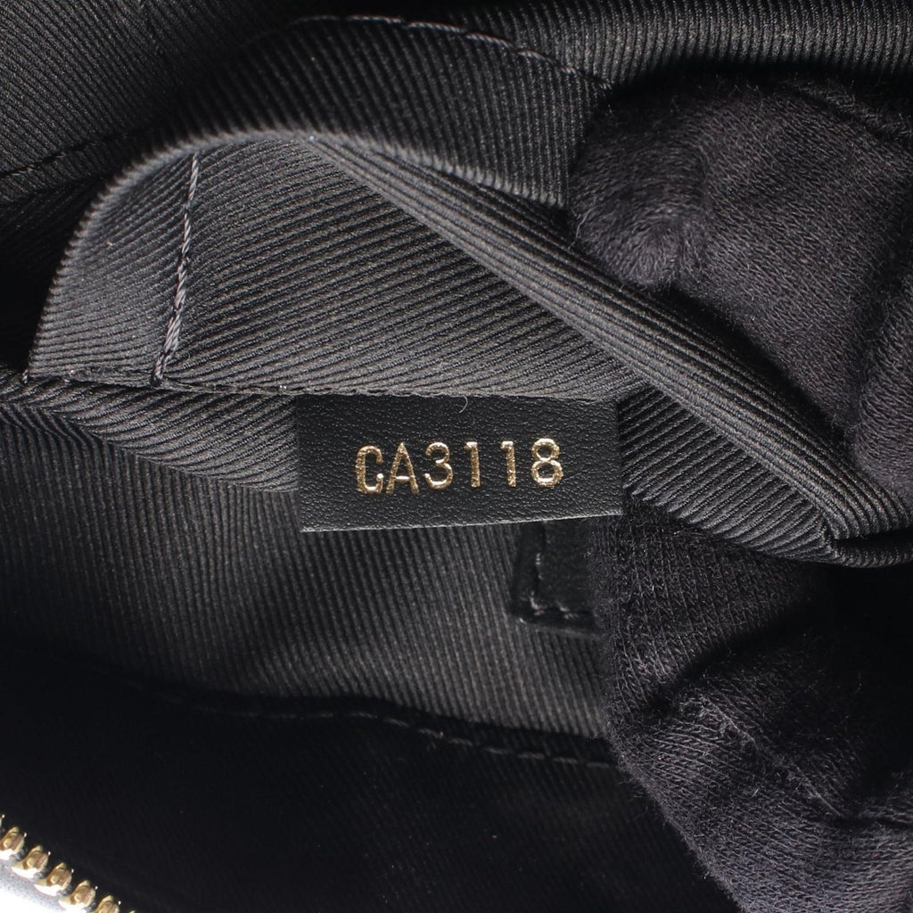 Louis Vuitton Shoulder Bag Saintonge Noir Canvas Leather — view 5