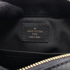 Louis Vuitton Shoulder Bag Saintonge Noir Canvas Leather — view 4