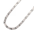 Louis Vuitton Necklace Monogram Tied Up Silver Stainless Steel