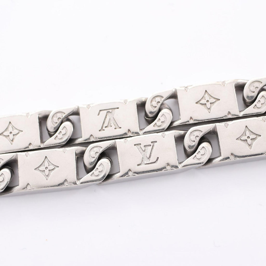 Louis Vuitton Necklace Monogram Tied Up Silver Stainless Steel — view 7