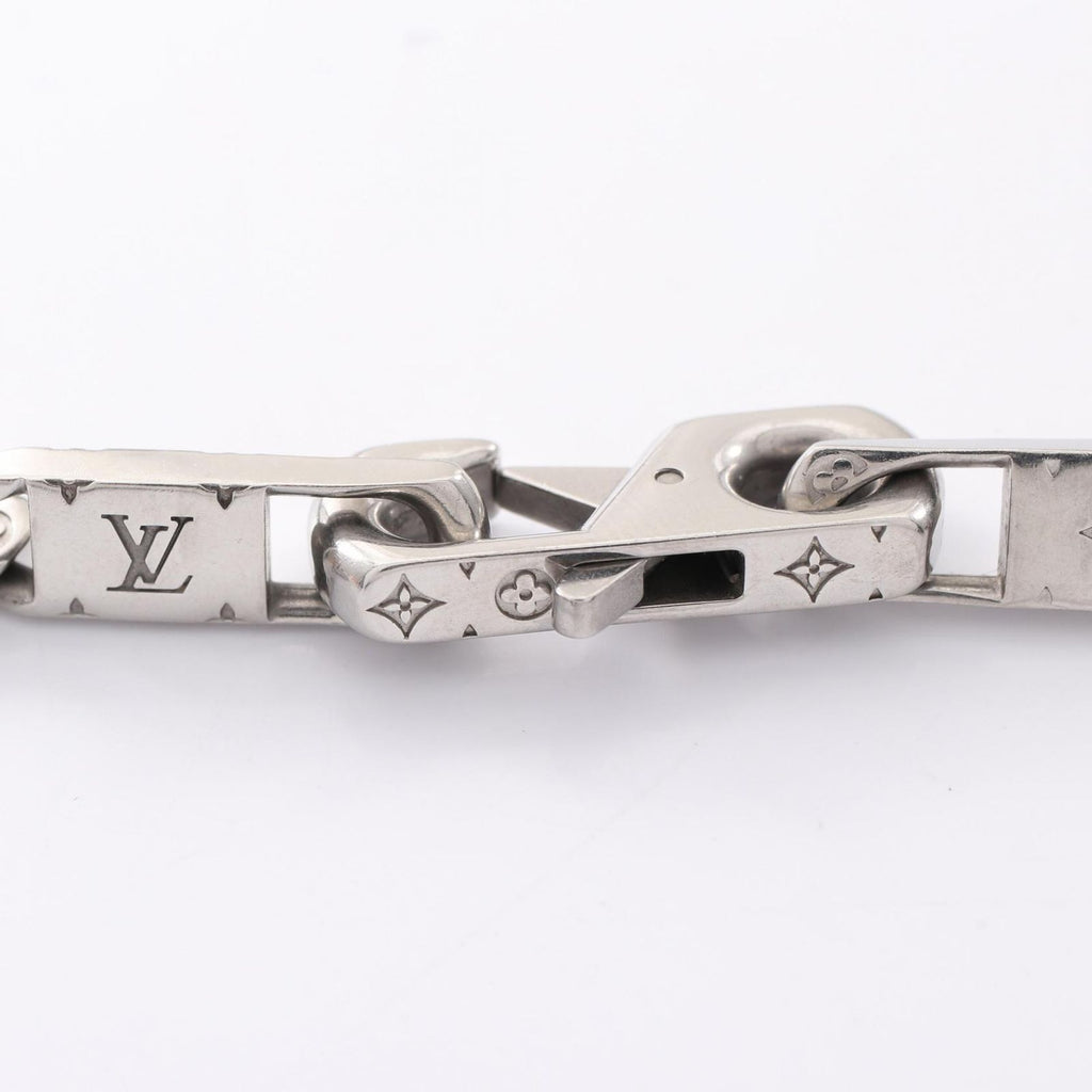 Louis Vuitton Necklace Monogram Tied Up Silver Stainless Steel — view 8