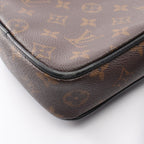 Louis Vuitton Shoulder Bag Christopher Wearable Wallet Canvas Leather — view 8