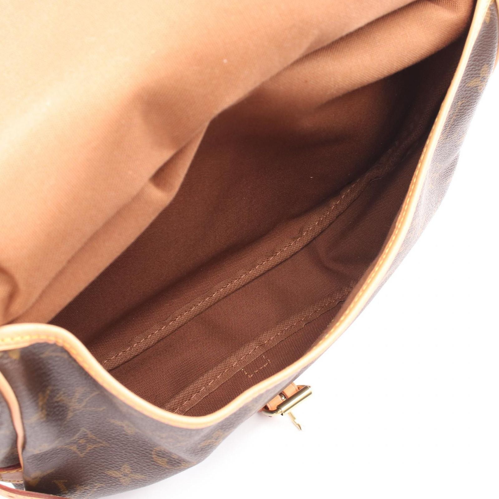 Louis Vuitton Shoulder Bag Saumur 30 Canvas Leather — view 3
