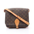 Louis Vuitton Shoulder Bag Cartouchiere GM Canvas Leather