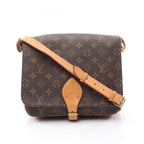 Louis Vuitton Shoulder Bag Cartouchiere GM Canvas Leather