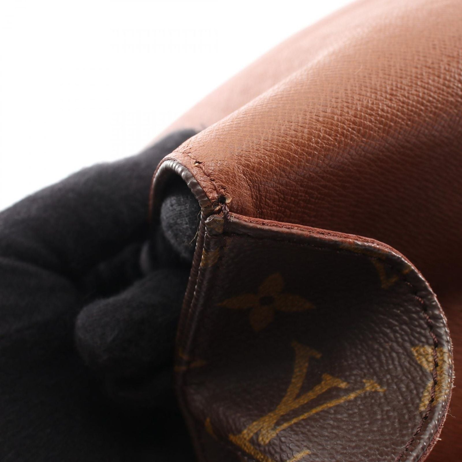 Louis Vuitton Shoulder Bag Cartouchiere GM Canvas Leather — view 7