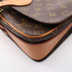 Louis Vuitton Shoulder Bag Cartouchiere GM Canvas Leather — view 9