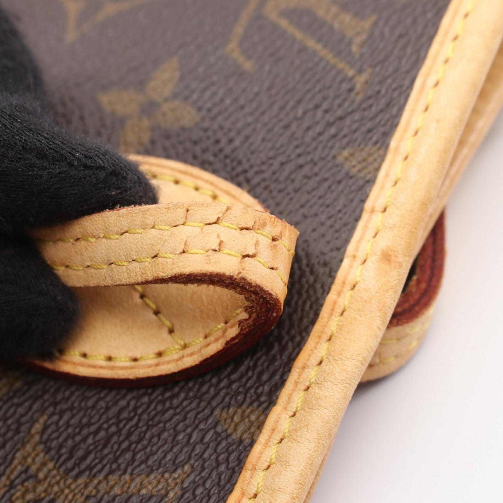 Louis Vuitton Tote Neverfull MM Canvas Leather — view 9