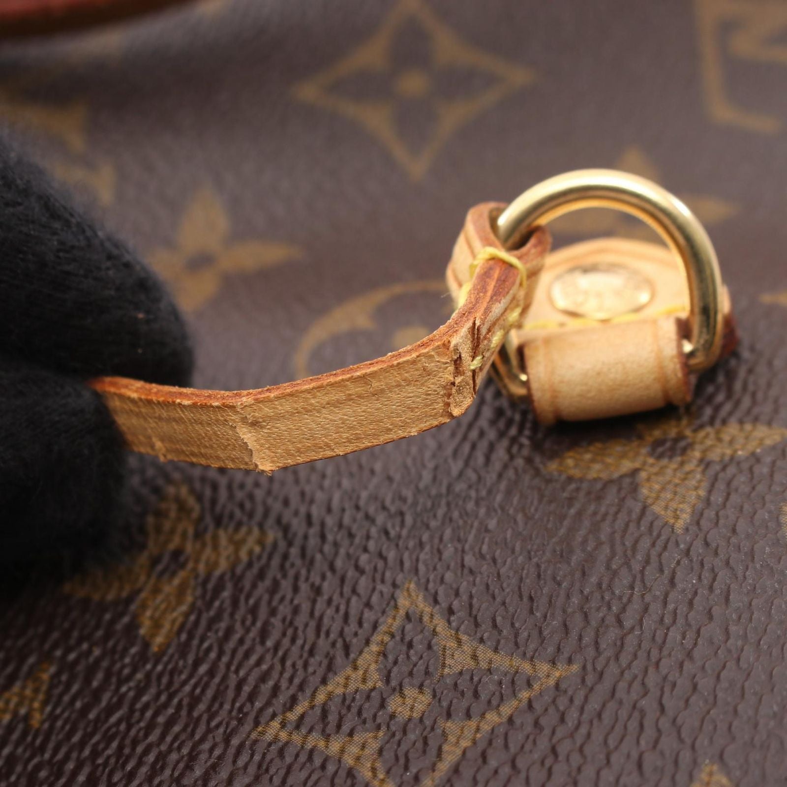 Louis Vuitton Tote Neverfull MM Canvas Leather — view 8