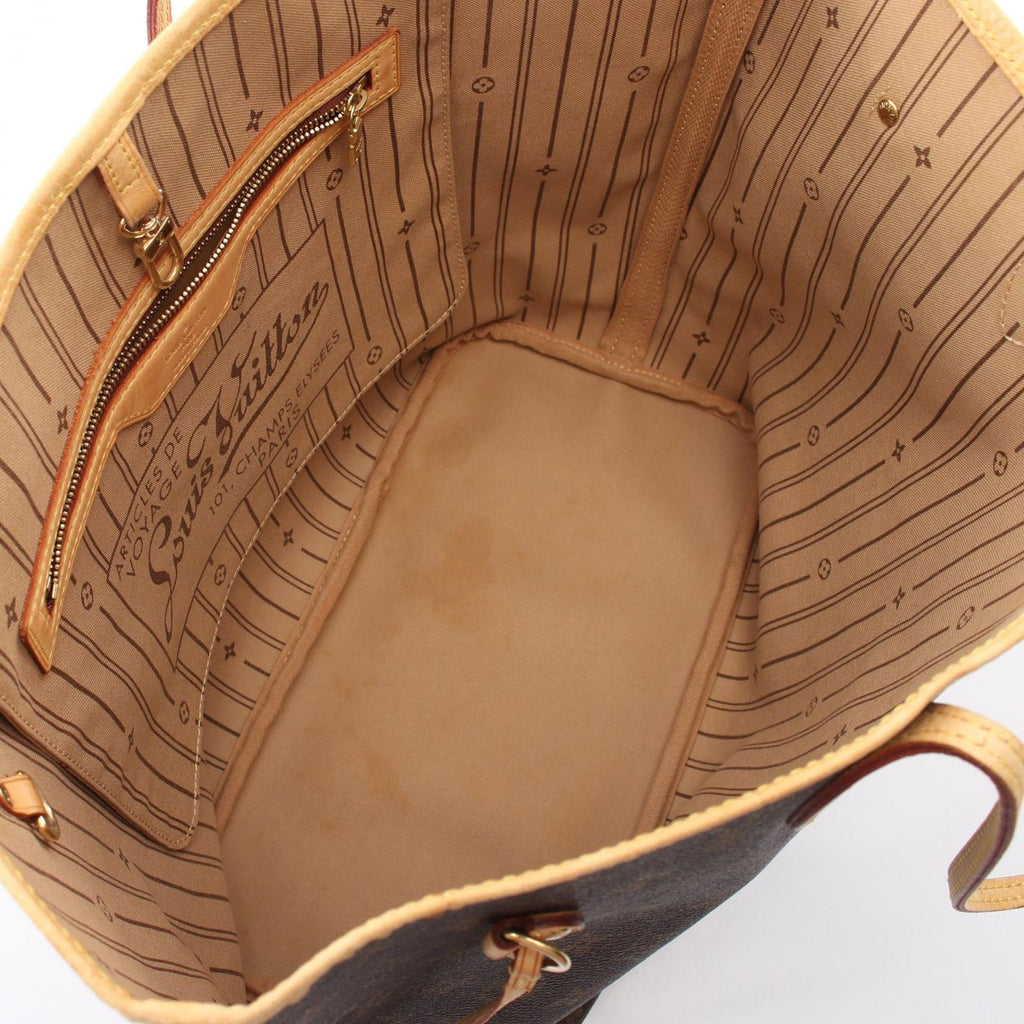 Louis Vuitton Tote Neverfull MM Canvas Leather — view 3