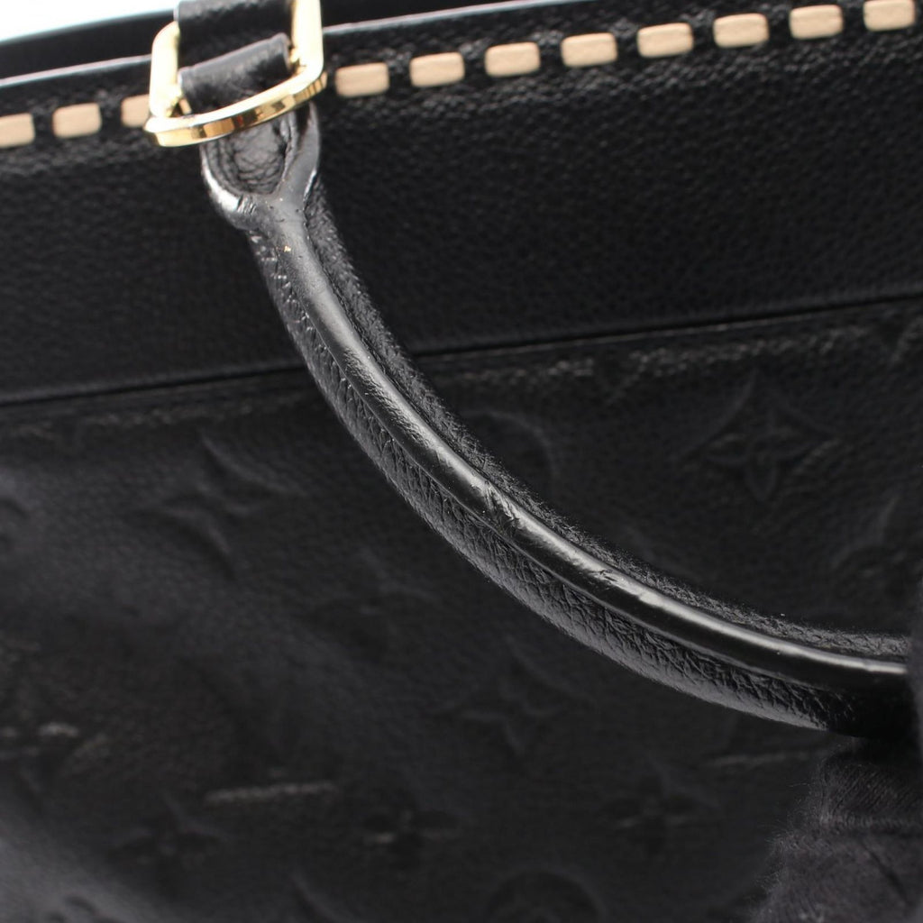 Louis Vuitton Handbag MM 2-Way Noir Leather Vosges — view 8