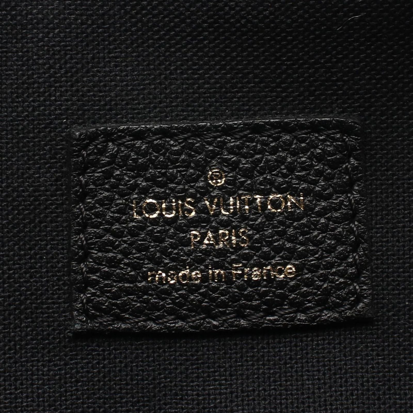 Louis Vuitton Handbag MM 2-Way Noir Leather Vosges — view 4