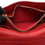Prada Bifold Wallet Red Leather — view 6