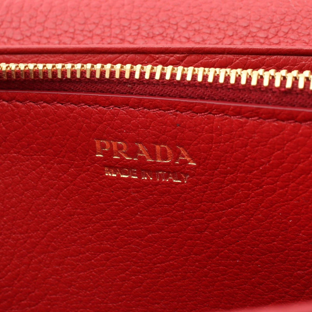 Prada Bifold Wallet Red Leather — view 4