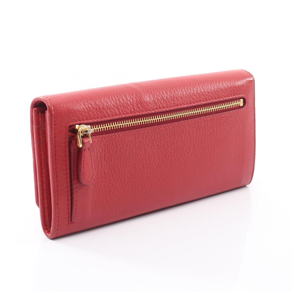 Prada Bifold Wallet Red Leather — view 2
