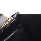 Saint Laurent Paris Shoulder Bag Cassandra Classic Black Leather Chain Wallet — view 6