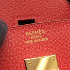 Hermes Handbag Birkin 30 Rouge Vif Leather — view 4