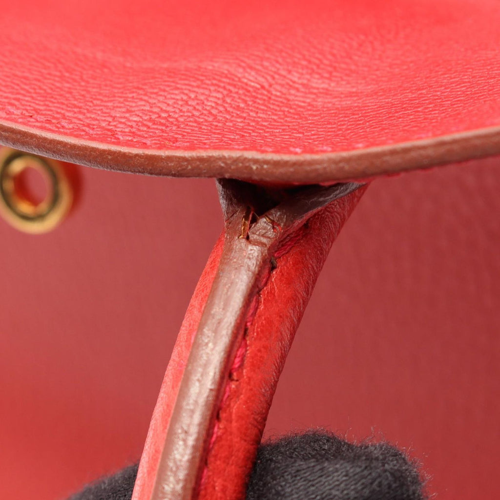 Hermes Handbag Birkin 30 Rouge Vif Leather — view 8