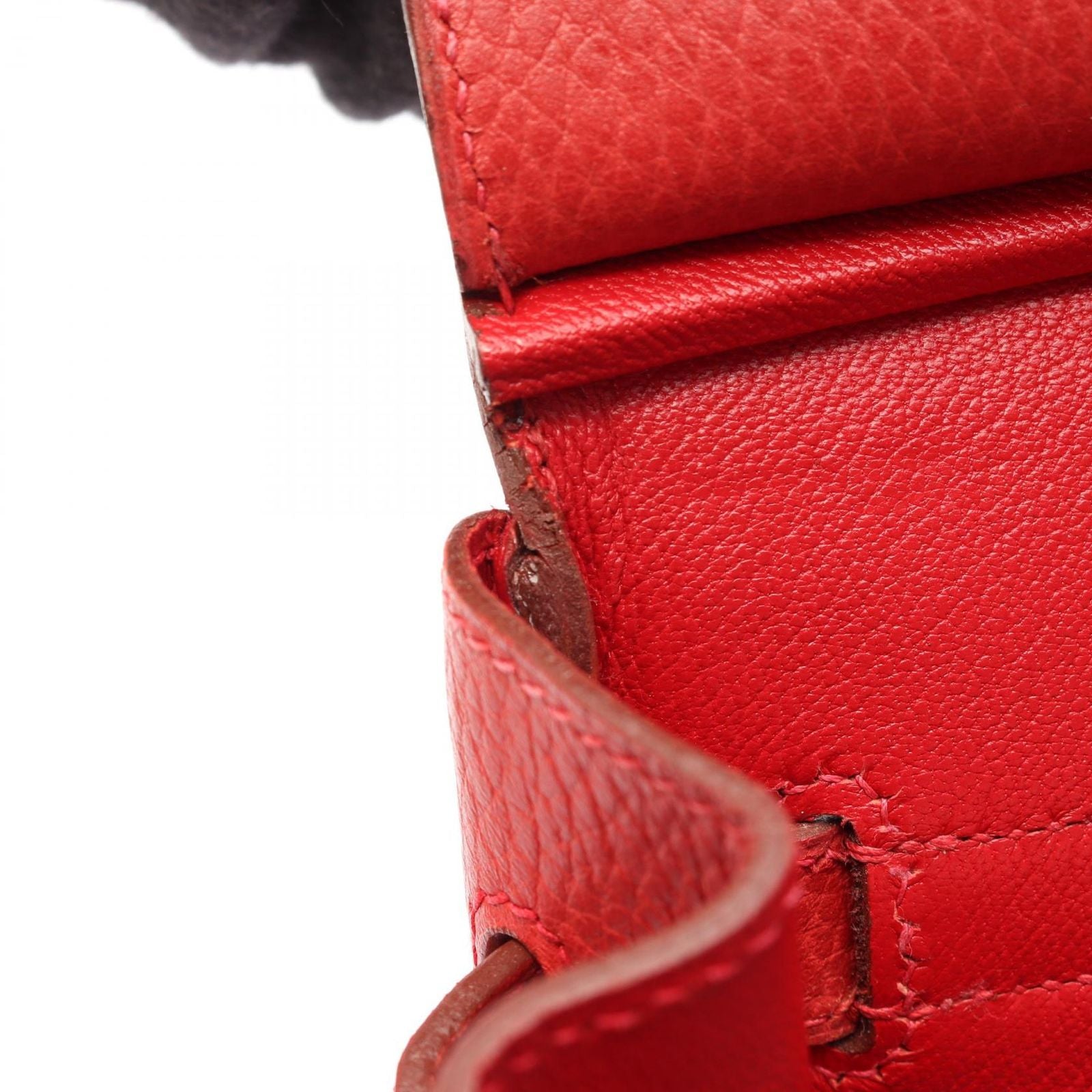 Hermes Handbag Birkin 30 Rouge Vif Leather — view 7