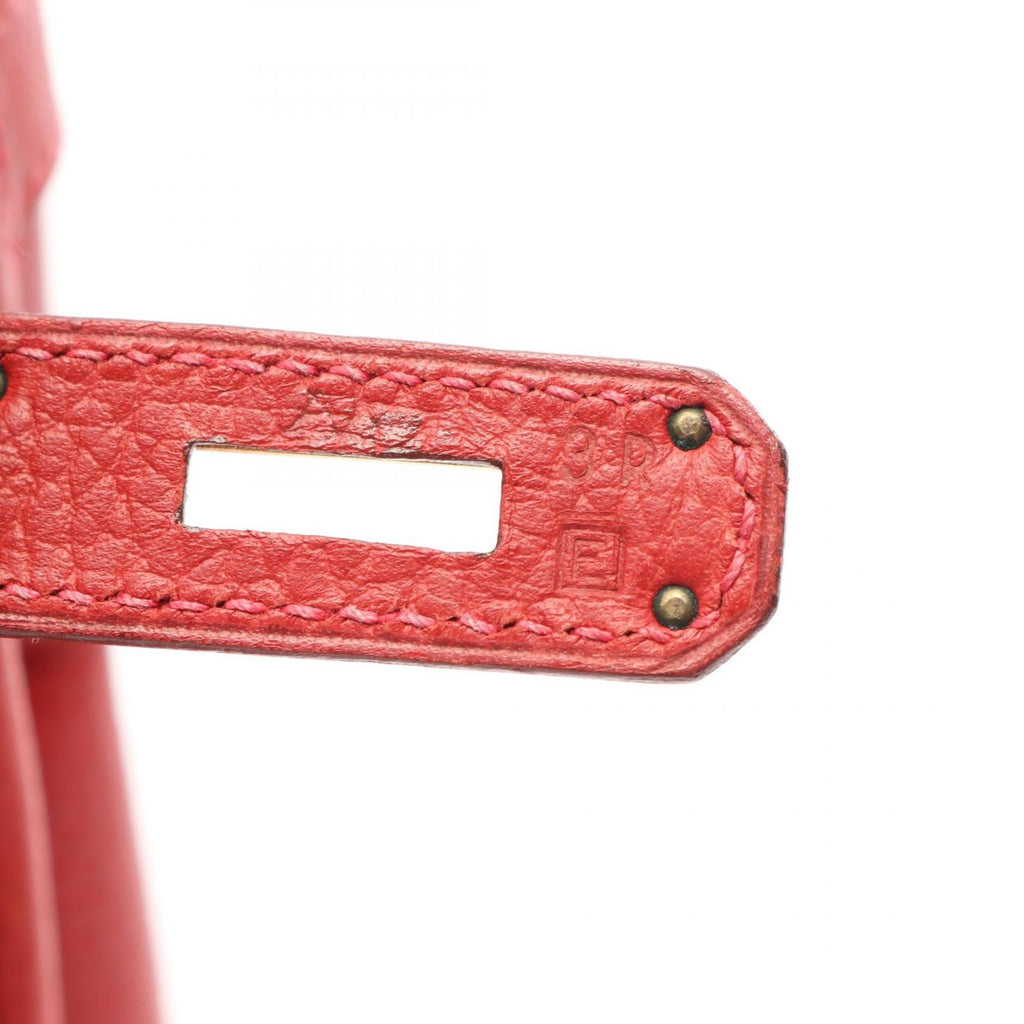 Hermes Handbag Birkin 30 Rouge Vif Leather — view 5