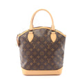 Louis Vuitton Handbag Lockit Monogram Canvas Leather