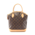 Louis Vuitton Handbag Lockit Monogram Canvas Leather