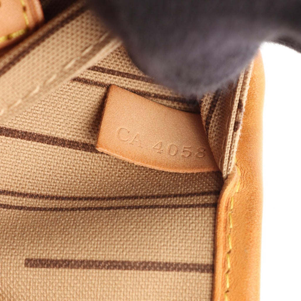 Louis Vuitton Tote Neverfull MM Monogram Canvas Leather — view 5