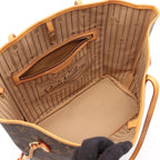 Louis Vuitton Tote Neverfull MM Monogram Canvas Leather — view 3