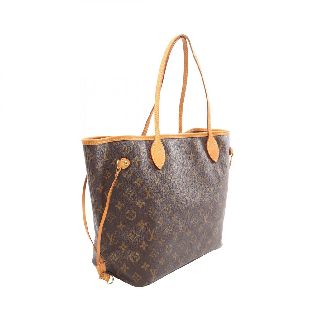 Louis Vuitton Tote Neverfull MM Monogram Canvas Leather — view 2
