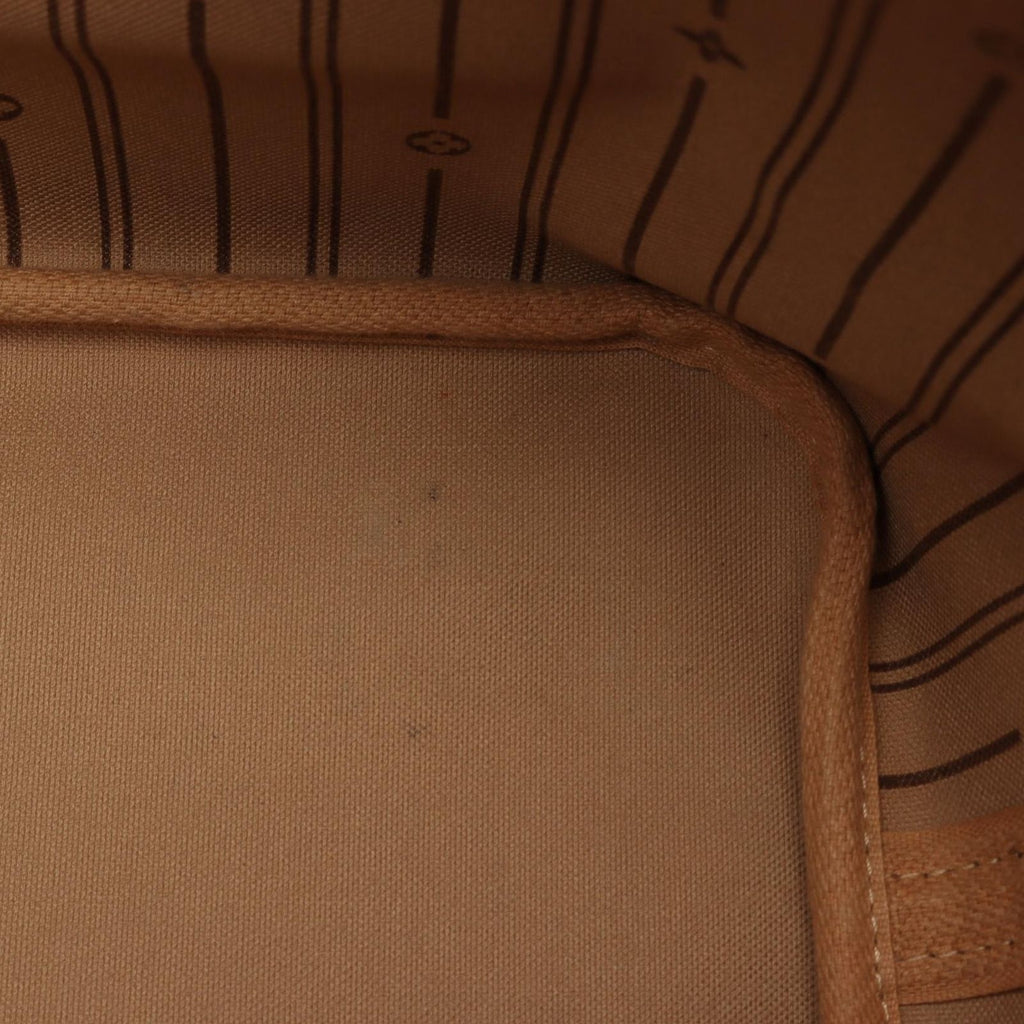 Louis Vuitton Tote Neverfull MM Monogram Canvas Leather — view 6