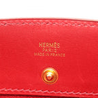 Hermes Handbag White Bus TPM Rouge Vif Calf — view 4