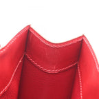 Hermes Handbag White Bus TPM Rouge Vif Calf — view 6