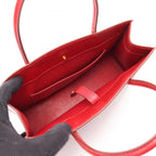 Hermes Handbag White Bus TPM Rouge Vif Calf — view 3