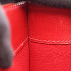 Hermes Handbag White Bus TPM Rouge Vif Calf — view 5