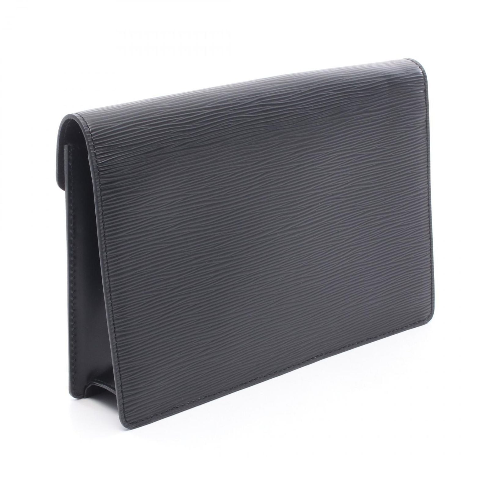 Louis Vuitton Clutch Pochette Series Dragonne Epi Noir Leather — view 2