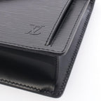 Louis Vuitton Clutch Pochette Series Dragonne Epi Noir Leather — view 6