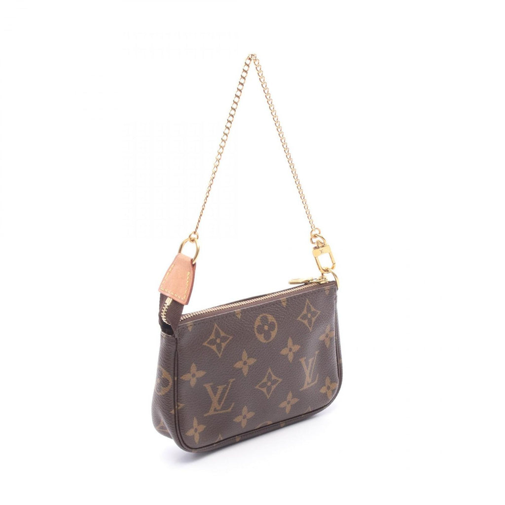 Louis Vuitton Handbag Mini Pochette Accessoire Monogram Canvas Leather — view 2