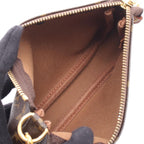 Louis Vuitton Handbag Mini Pochette Accessoire Monogram Canvas Leather — view 3