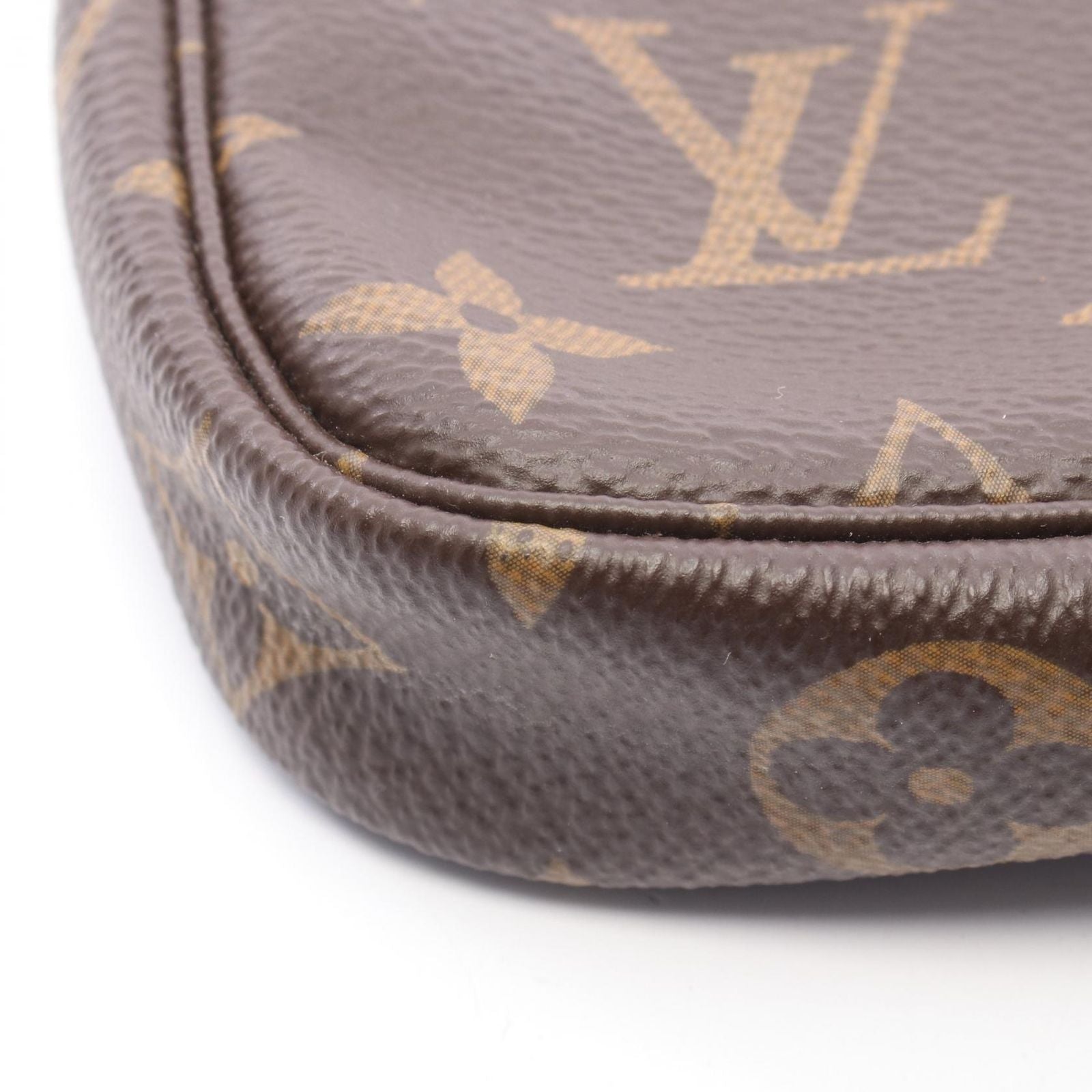 Louis Vuitton Handbag Mini Pochette Accessoire Monogram Canvas Leather — view 8