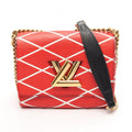 Louis Vuitton Shoulder Bag Twist Maltage Red Leather