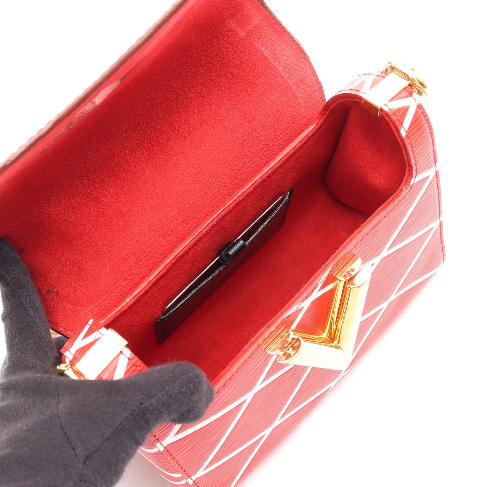 Louis Vuitton Shoulder Bag Twist Maltage Red Leather — view 3