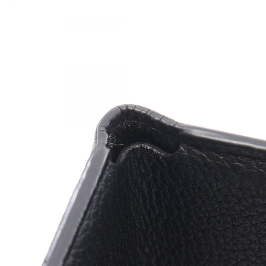 Louis Vuitton Trifold Wallet Portefeuille Lock Mini Noir Leather — view 7