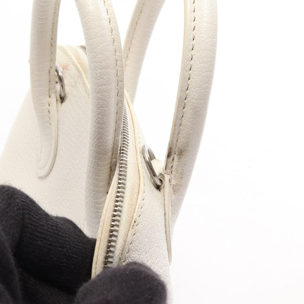 Hermes Handbag Bolide Mini 2-Way White — view 9