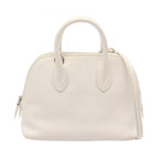 Hermes Handbag Bolide Mini 2-Way White