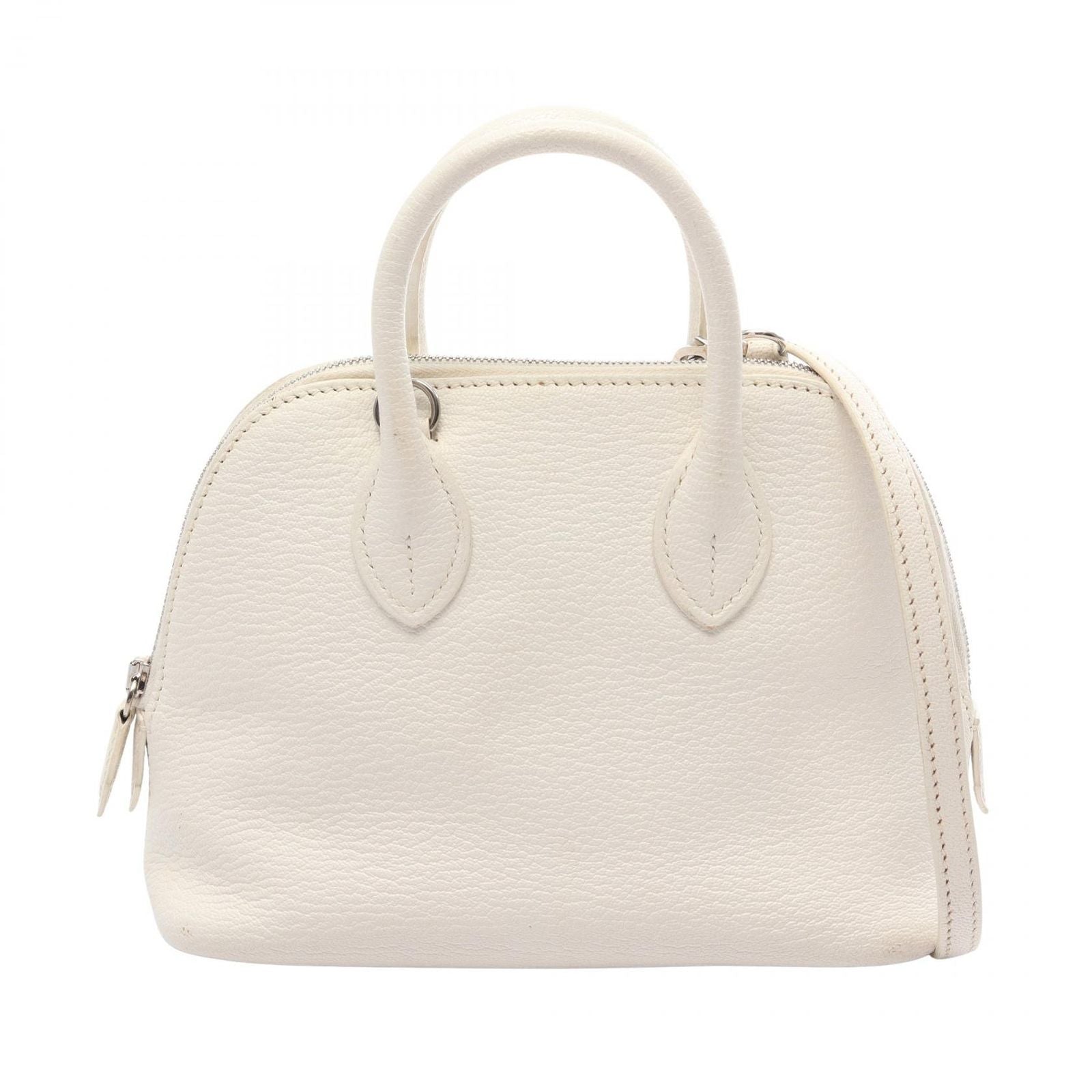 Hermes Handbag Bolide Mini 2-Way White