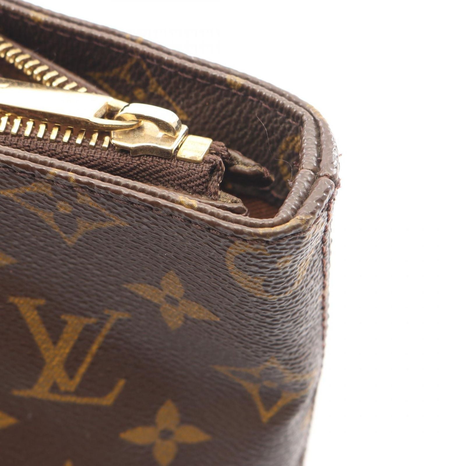 Louis Vuitton Shoulder Bag Cabas Piano Canvas Leather — view 6