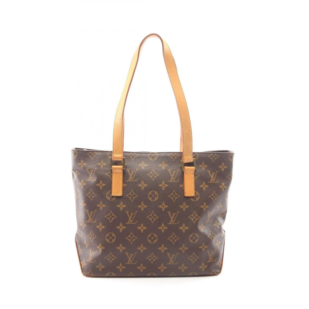 Louis Vuitton Shoulder Bag Cabas Piano Canvas Leather