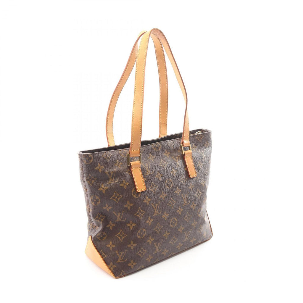 Louis Vuitton Shoulder Bag Cabas Piano Canvas Leather — view 2