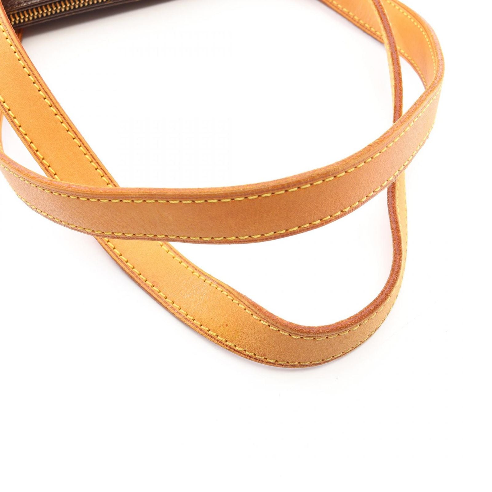Louis Vuitton Shoulder Bag Cabas Piano Canvas Leather — view 7