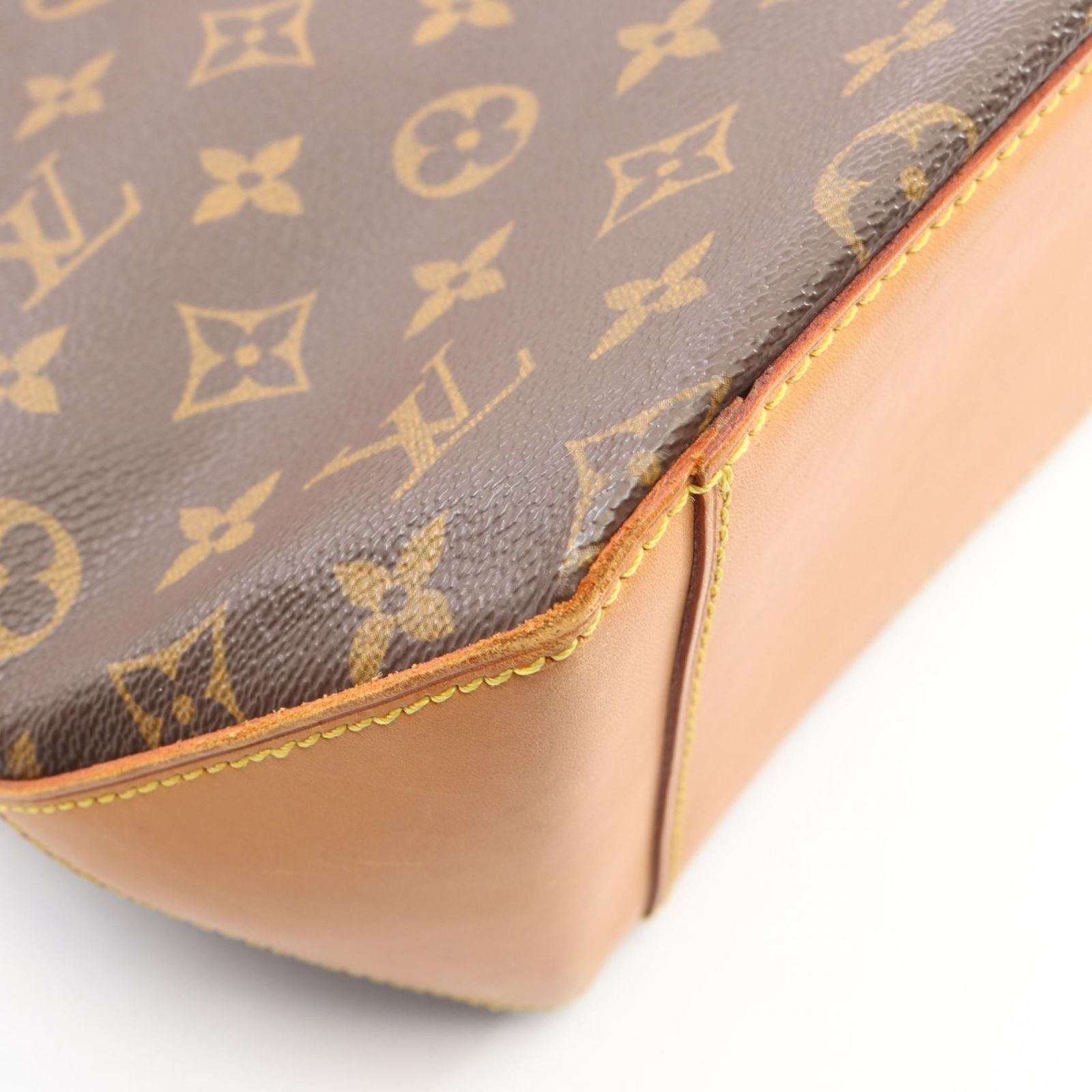 Louis Vuitton Shoulder Bag Cabas Piano Canvas Leather — view 9